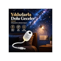 Robeve 2 Si 1 Arada Galaksi Ve Yıldız Projektörü Gece Lambası 12 Farklı Projeksiyon Filmi, 360 Ayarlanabilir, Usb Yıldızlı Gökyüzü Tavan Ve Duvar Projektörü, Çocuk Ve Yatak Odası Gece Işığı