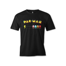 Pac-Man - Enemy Siyah Erkek Tshirt