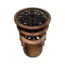 Zigon CNC Osmanlı Motif  İşleme Metal Transmisyon  Ayak Kütük Desen MDF tabla El Yapımı