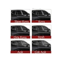100 Cm X 2 Metre Çok Açık Siyah Çizilmez Cam Filmi 0.5 Numara %50 Geçirgenlik Ön Cam Filmi
