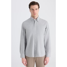 D'S Damat Ds Damat Comfort Gri Gabardin Gömlek 5hc02hd07265m Çok Renkli