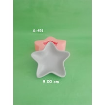 Yıldız Sunumluk 9 Cm Silikon Kalıp