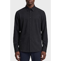 Isaora Regular Fit Klasik Yaka Uzun Kollu Gömlek Erkek Gömlek Isr41340 Siyah SİYAH