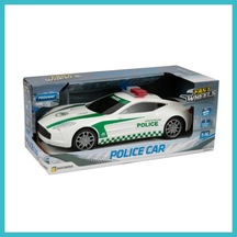 Bezos 1:16 Işıklı Ve Sesli Polis Arabası Dfnbez