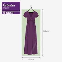 Güve Savar Etkili, Lavanta Kokulu Uzun Elbise Koruma Poşeti- 5 Adet 65x150 Cm