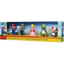 Nintendo Mario & Arkadaşları Figür Set 5'li Paket Lisanslı Luigi