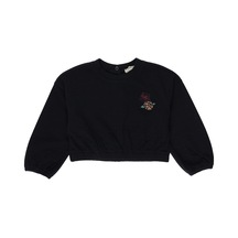 Panço Kız Çocukcrop Sweatshirt Lacivert 2321gb08031-1259 001