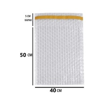 Balonlu Patpat Torba, Bantlı Baloncuklu Torba-zarf 30cm En X 40cm Boy + 5cm Kapak 250 Adet 1