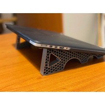 Laptop Yükseltici Stand Dizüstü Leptop Apple Uyumlu MacBook & Notebook Tamamen Taşınabilir