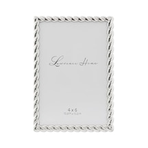 710046 Silver Metal Rope Picture Frame, 10cm By 15cm