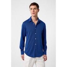 Antioch Slim Fit Erkek Gömlek İndigo