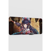 Yun Jin Genshin Impact Anime Oyuncu V4 - 90x40 Xxl Gaming Mouse Pad Fare Altlığı