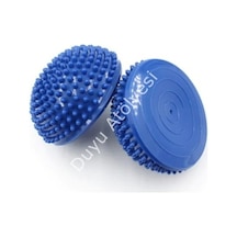 Pilates Yoga Dikenli Yarım Küre Denge Dikenli Duyu Topu Mavi16 CM