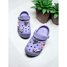 Zincir Detaylı Bahçe,havuz,deniz Terliği Lila