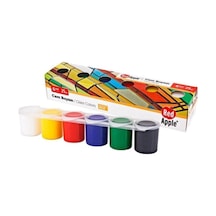Cam Boyası 6 Renk 25 Ml Sıralı Set Diğer