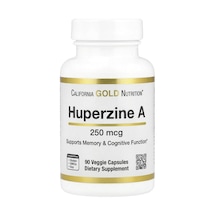 California Gold Nutrition, Huperzine A, 250 Mcg, 90 Veggie Capsules