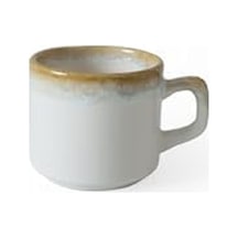 Shizen Krem Stackable Çay Takımı 12 Parça 6 Kişilik Q44 Açık Gri