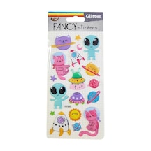 Glitter Sticker Uzay Çeşitli Renk Ve Desen Seçenekleri
