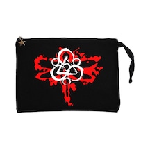 Coheed and Cambria Butterfly Logo Astarlı Cüzdan / El Çantası Siyah