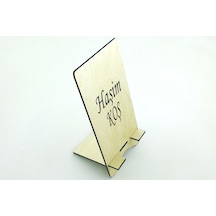 Ahşap Kişiye Özel Telefon & Tablet Tutucu