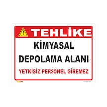Kimyasal Depolama Alanı - Isg Levhası