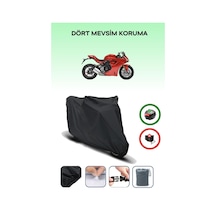 Siyah Arka Çanta Uyumlu Ducati Supersport S Uyumlu Motosiklet Brandası Motor Örtüsü