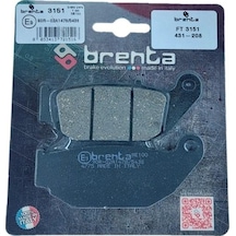 Brenta 431-208 2017-2021 Honda Crf 250 Rally Uyumlu Arka Fren Balatası Organik Balata