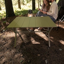 Campsteel Dalton 7 - 77x54x50cm Katlanır Piknik Masası Kum Rengi