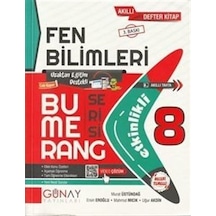 Bumerang Serisi - 8. Sınıf Etkinlikli Fen Bilimleri Soru Banka...