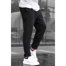 Madmext Siyah Basic Waffle Kumaş Erkek Pantolon 6509-siyah Siyah