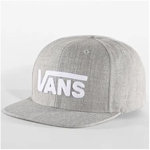 Vans Drop V Logo Snapback Unisex Şapka Vn000qah02f1 Gri