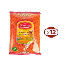 Korcan Kırmızı Mercimek 1 Kg X 12 Adet