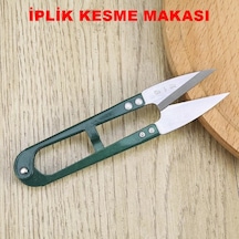 İplik Makası Minik İp Kesme Makası Fabrika El Makası İp Ucu Kesme N11.38