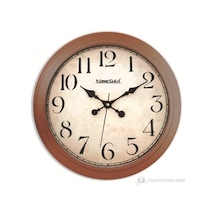 Time Gold Ahşap Salon Ofis Duvar Saati 46 Cm Ahşap