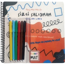 Çizgi Çalışmam - Funny Mat Mini Set (Aktivite Seti)