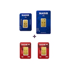 Nadir Gold 24 Ayar 14,5 Gram Altın 1 Ad 10 Gram Altın + 1 Ad 2,5 Gram Altın + 2 Ad 1 Gram Altın