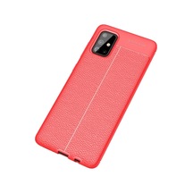 Bezos Samsung Galaxy A71 Uyumlu Kılıf Auto Focus Kapak - Kırmızı Rengaren