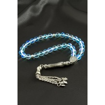 Neon - 417 - Kuvars Doğaltaş Tesbih 8 - Concepta - Mm Mavi