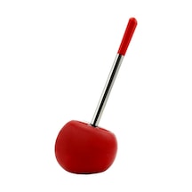 Fame Kitchen Porselen Hazneli Klozet Fırçası - Kırmızı