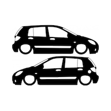 Hyundai Getz Basık Sticker Araba Stickerı Yapıştırma