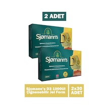 Sjomann's D3 Çiğnenebilir Jel 30 Tablet 2 Adet