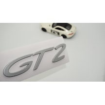 Dk Tuning Porsche 911 Gt2 Bagaj Gri Abs Yazı Logo Amblem