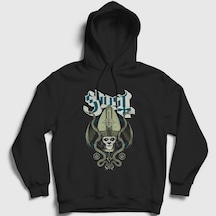 Presmono Unisex Snakes Ghost Kapüşonlu Sweatshirt Siyah
