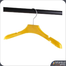 Çocuk Elbise Mont Askısı.Sarı Renk-10 Adet