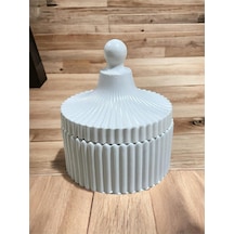 Bernami Mumluk Şamdanpinterest Özel El Yapımı Kapaklı Seramik Şekerlik Lokumluk Takı Organizer Mumluk Diğer