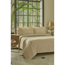 Karaca Home Shanse Nish Set Çift Kişilik Pike Takımı Bej Bej