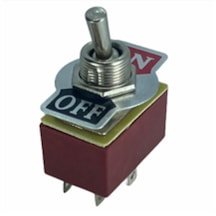 Tooggle Switch Orta Boy On-Off 6P