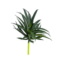 Yapay Sivri İnce Sukulent Koyu Yeşil 15 Cm-10909