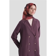 Armine Saf İpek Twill Eşarp 9603d 33 Zeytin Kahve