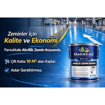 Pamukkale Akrilik Zemin Boyası 2.5 Kg Ral 7022 Toprak Grisi